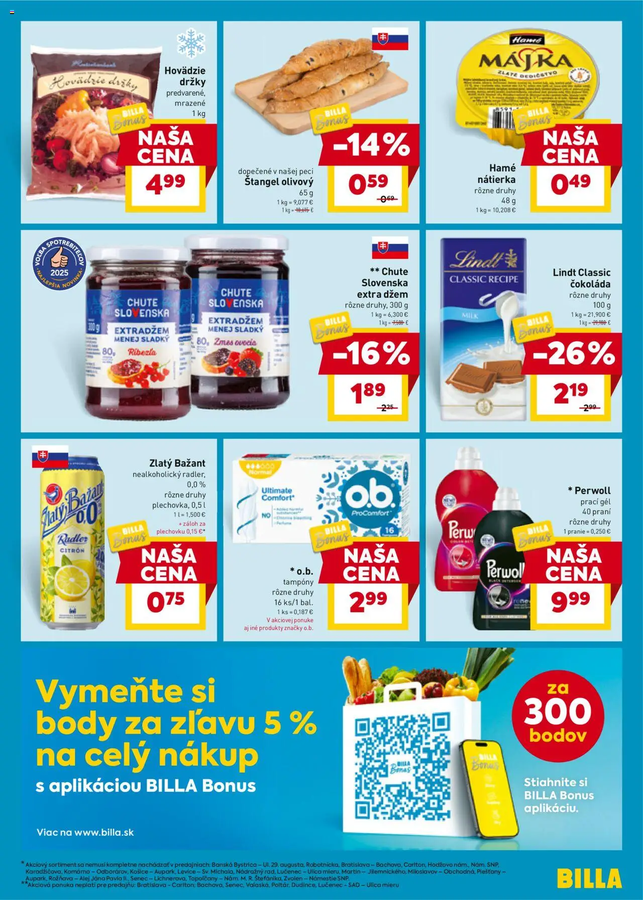 Billa leták │ platný od 02.07.2025 | Strana: 15 | Produkty: Dolce Gusto, Slnečnicový olej, Múka