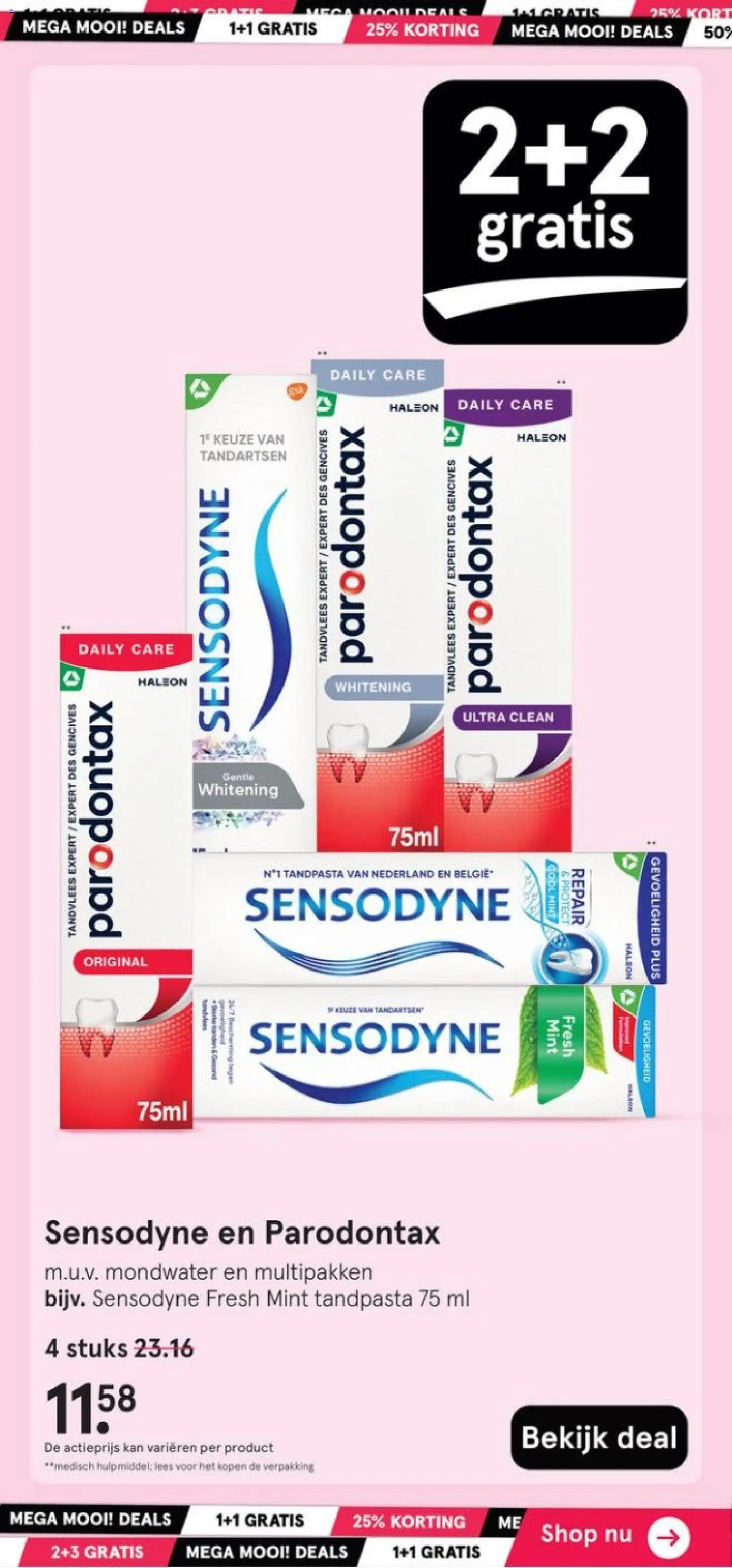 {H1} | Pagina: 14 | Producten: Tandpasta, Mondwater, Kan