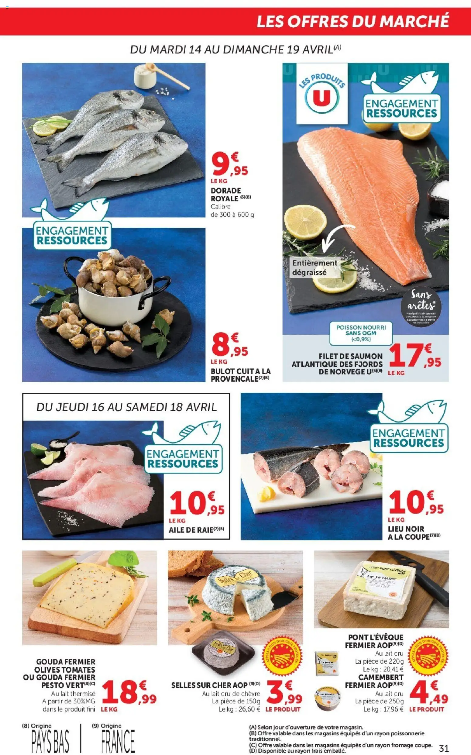 {H1} | Page: 31 | Produits: Poissonnerie, Pesto, Filet de saumon, Tomates