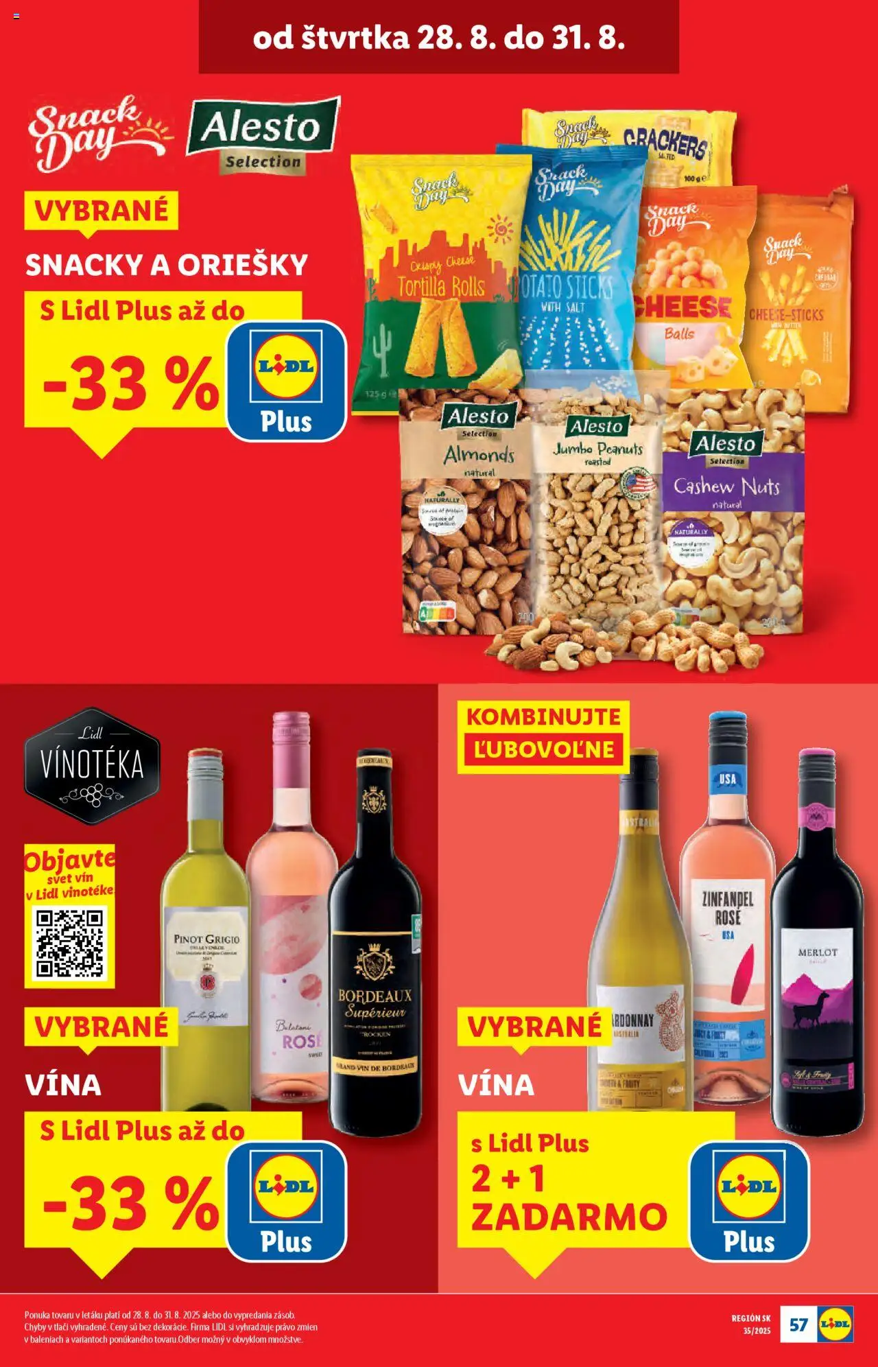 Lidl leták │ platný od 25.08.2025 | Strana: 67 | Produkty: Tortilla, Vinotéka