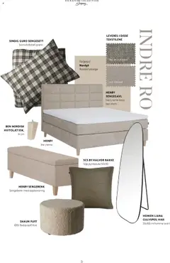 Forhåndsvisning av Bohus Signature Collection Sleeping 2024 gyldig fra 04.10.2024 | Side: 31 | Produkter: Puff, Sengebenk, Pyntepute, Sengegavl