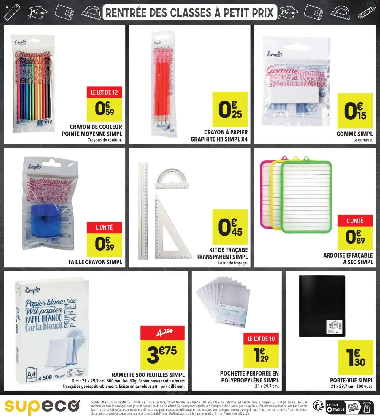  | Page: 4 | Produits: Crayon, Papier blanc
