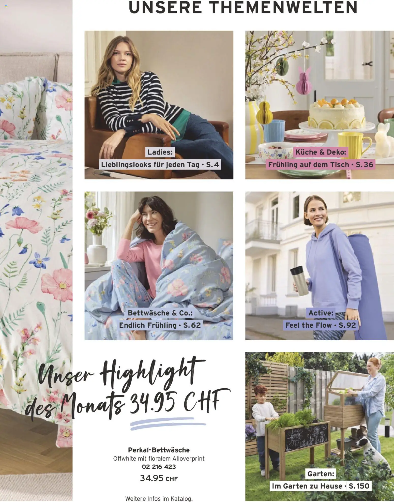 Tchibo Aktionen – gültig ab 24.02.2026 | Seite: 3 | Produkte: Tisch, Bettwäsche