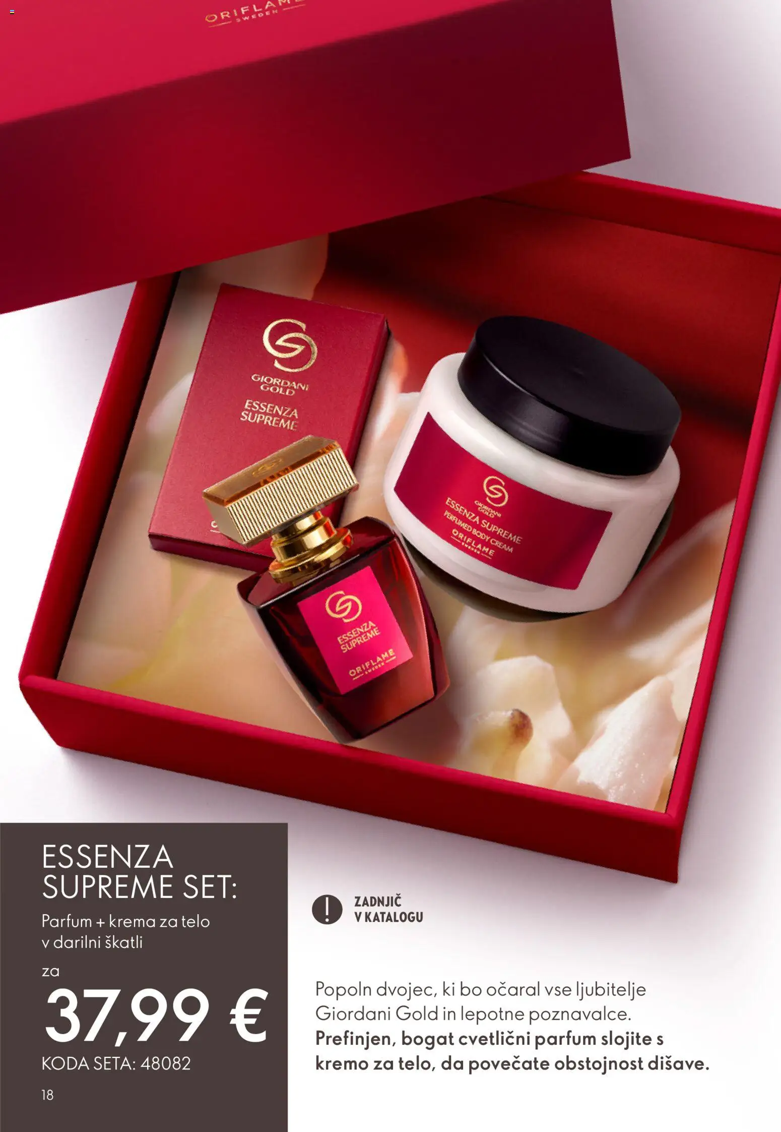 Novi Oriflame katalog ponudbe – veljaven od 18.02.2026 | Stran: 18 | Izdelki: Parfum, Krema, Krema za telo
