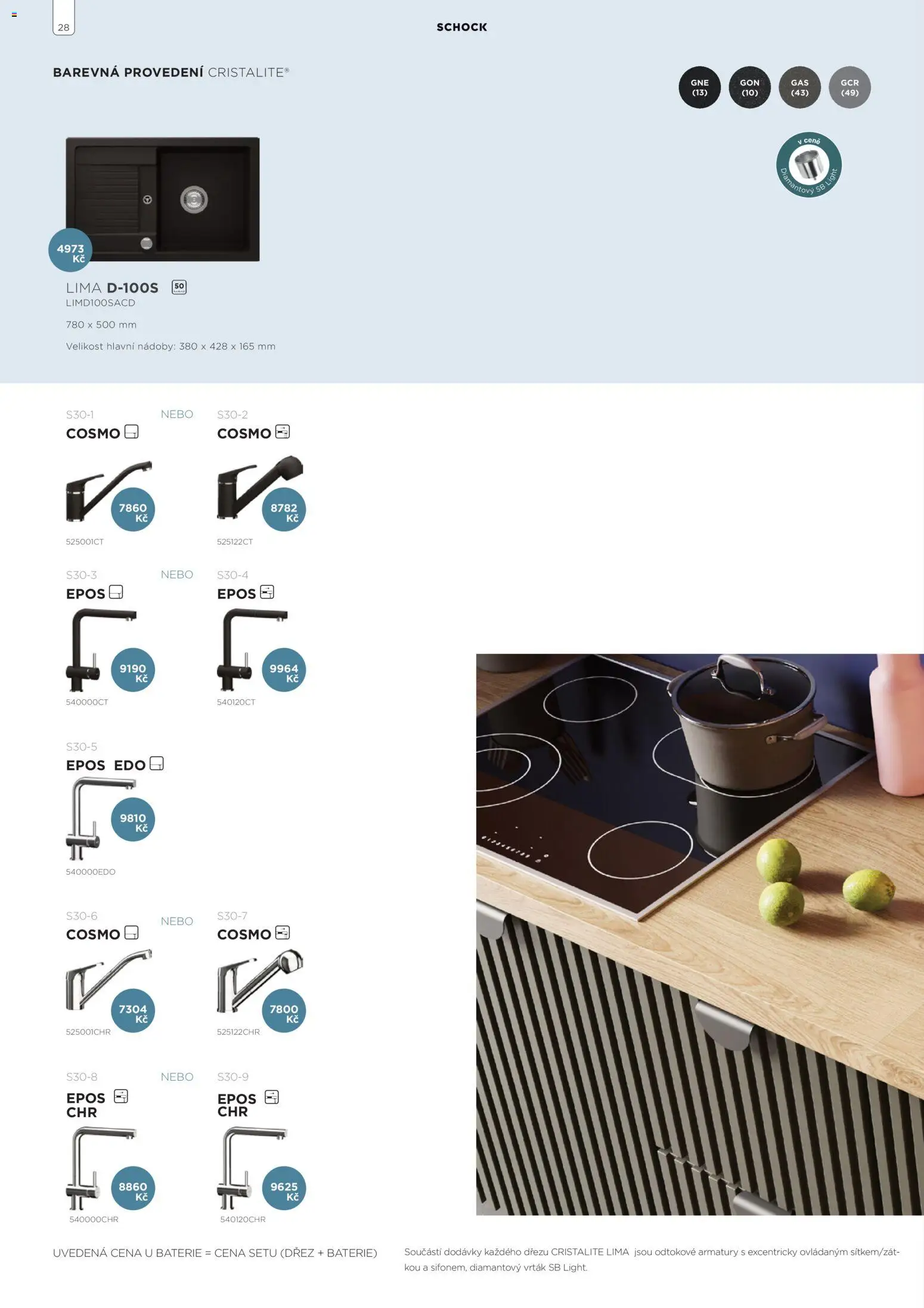 Möbelix leták - Shock od 01.01.2026 | Strana: 28 | Produkty: Dřez, Baterie