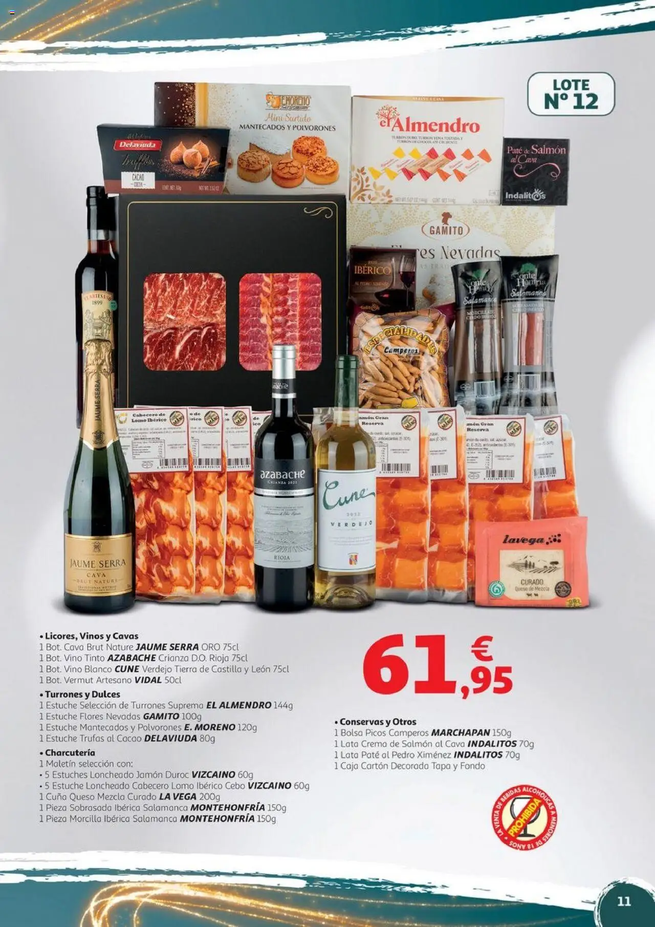 Alcampo - Alicante y Murcia │ válido desde el 06.11.2025 | Página: 11 | Productos: Queso, Jamón, Vino, Bolsa