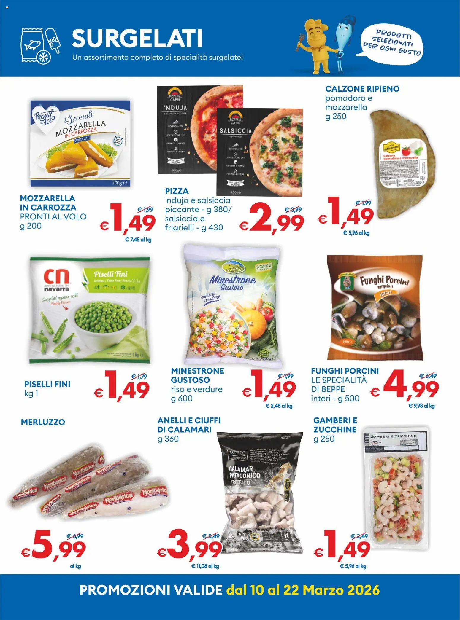 Volantino MD Discount del 10.03.2026 | Pagina: 5 | Prodotti: Pomodoro, Salsiccia, Funghi, Zucchine