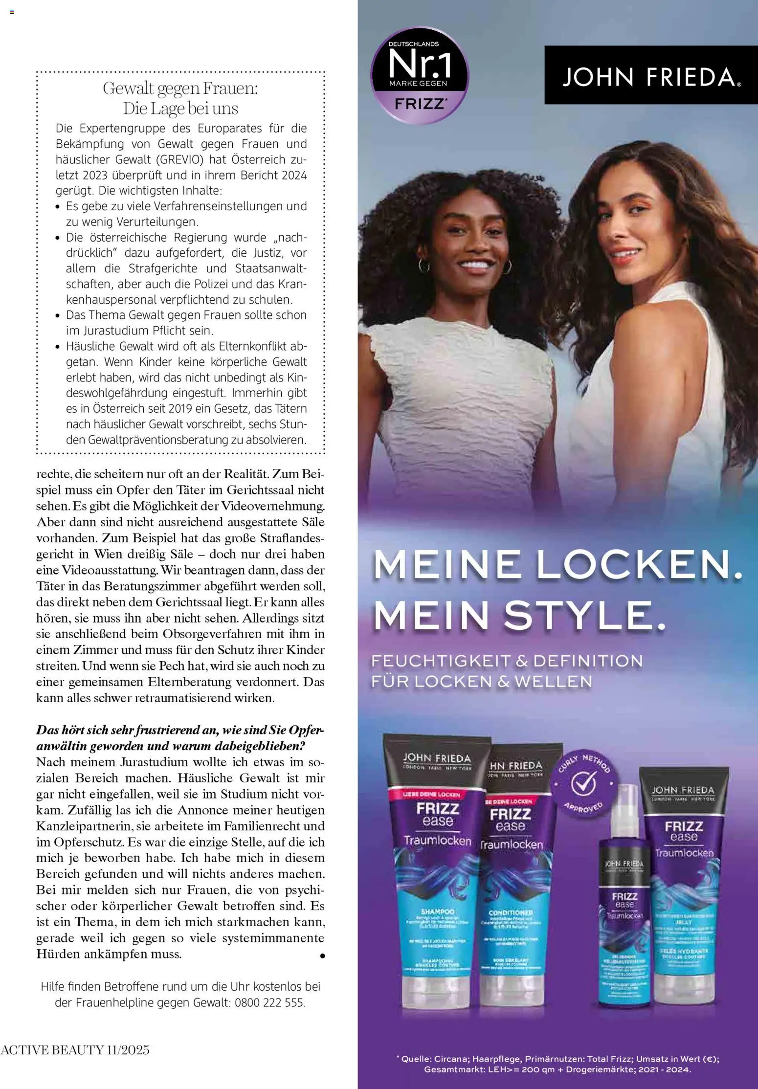 dm drogerie markt Active Beauty Magazin 11/2025 gültig ab 01.11.2025 | Seite: 111 | Produkte: Uhr, Spiel, Shampoo