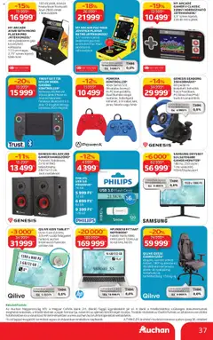 Auchan - Karácsonyi játék - amely érvényes a következő dátumtól: 24.10.2025 | Oldal: 37 | Termékek: Csatlakozó, Xbox, Tök, Samsung