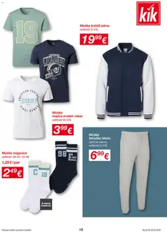 Kik katalog akcije – veljaven od 02.02.2026 | Stran: 17 | Izdelki: Majica, Jakna, Hlace, Nogavice