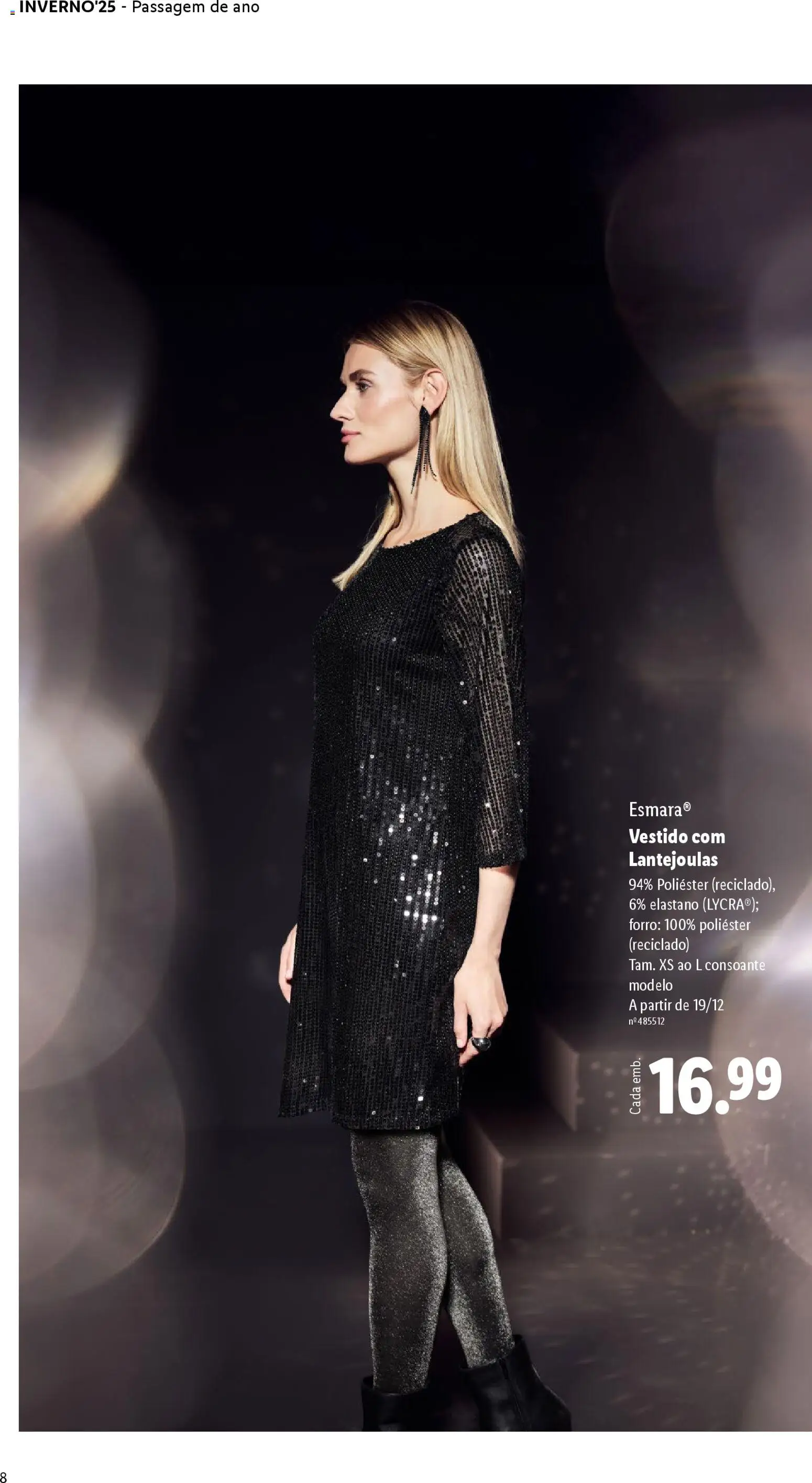 Lidl folheto │ válido de 01.12.2025 | Página: 8 | Produtos: Vestido