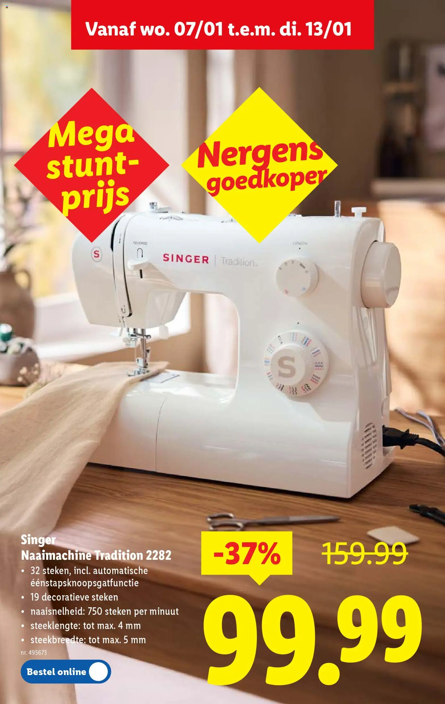 {H1} | Pagina: 39 | Producten: Naaimachine