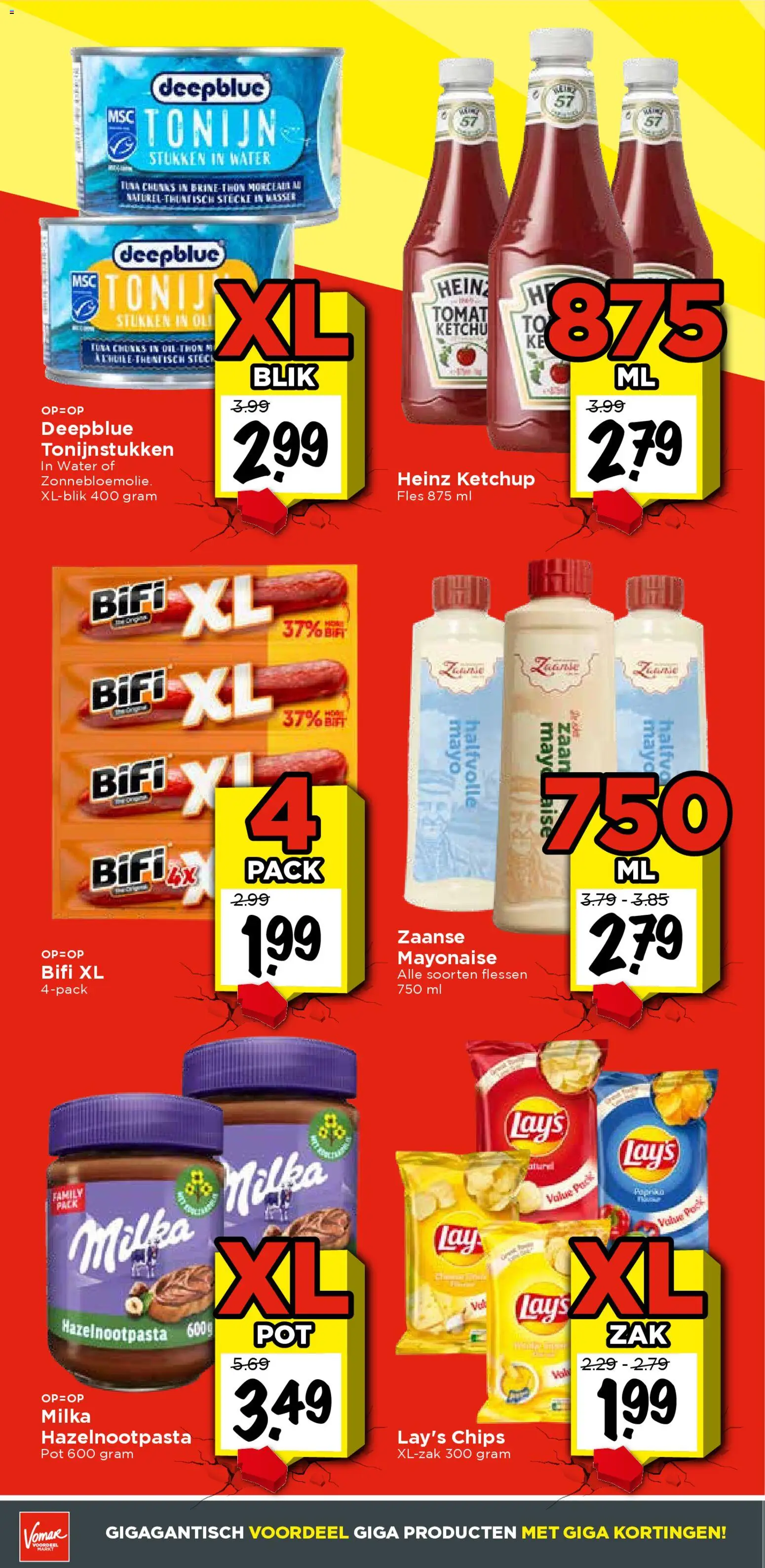 {H1} | Pagina: 6 | Producten: Chips, Ketchup, Fles, Tonijn