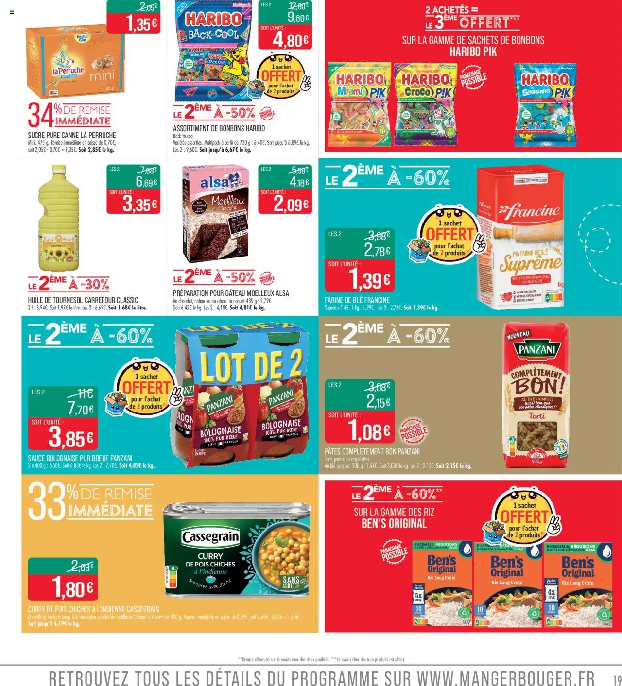  | Page: 19 | Produits: Curry, Tomates, Riz, Coquillettes