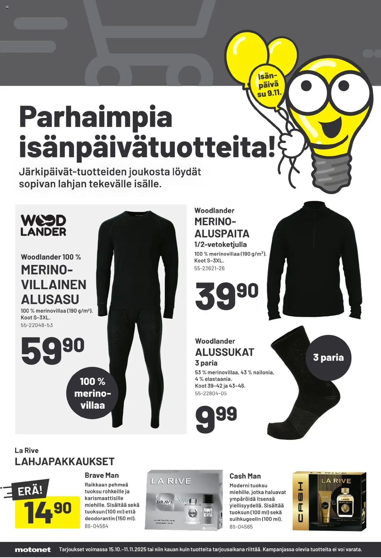 Motonet tarjoukset – voimassa 15.10.2025 alkaen | Sivu: 2 | Tuotteet: Tuoksu, Eau de toilette, Voi