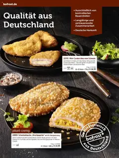 Bofrost Katalog ab 07.09.2025 gültig | Seite: 82 | Produkte: Hülle, Schnitzel, Frischkase
