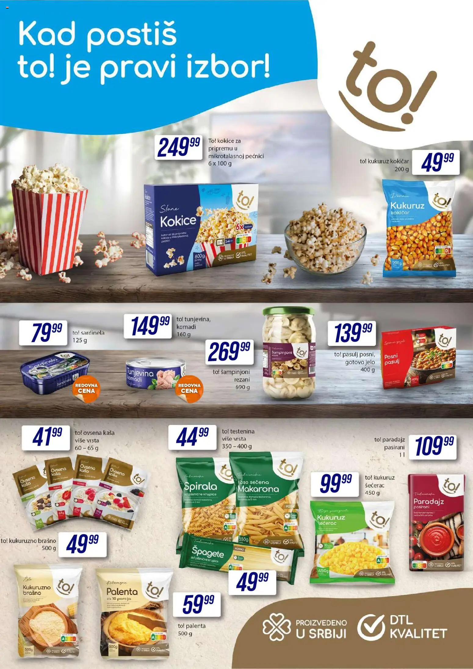 Tekijanka katalog - važi od 03.04.2026 | Strana: 2 | Proizvode: Ovsena kaša, Brašno, Šampinjoni, Paradajz