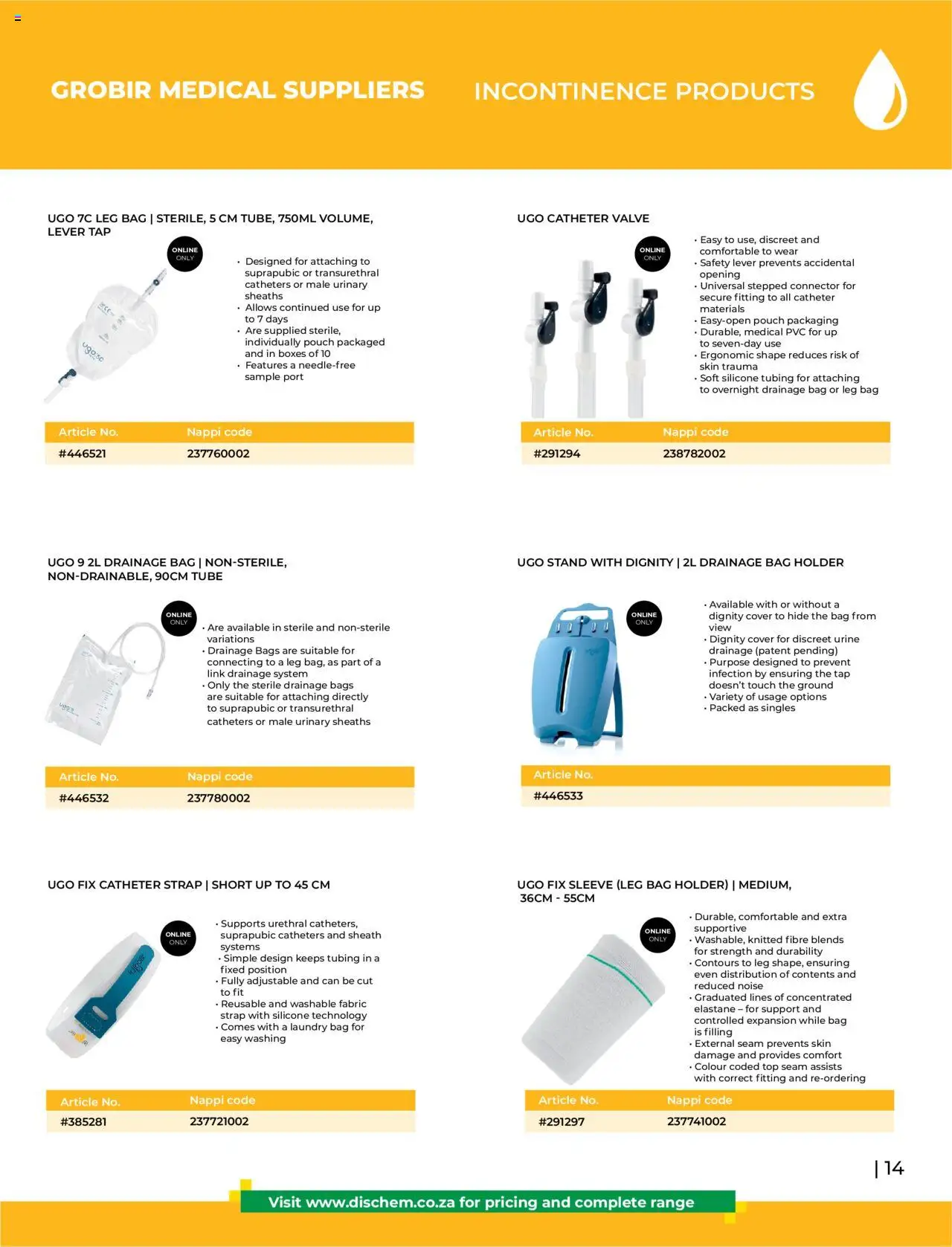 Dis-Chem - HomeCare Catalogue │ valid from 01.01.2025 | Page: 17 | Products: Cover, Valve, Tap, Silicone