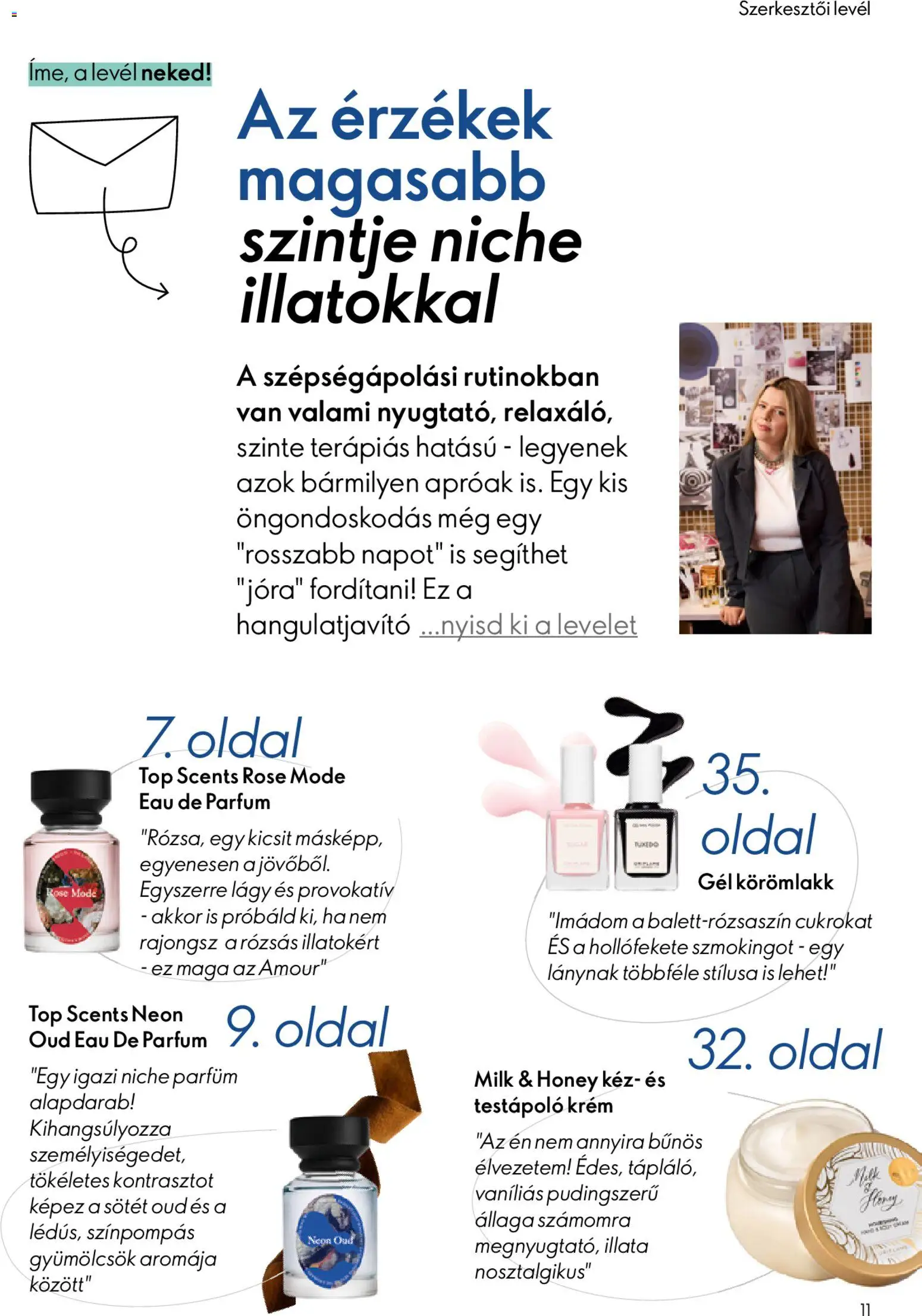 Oriflame akciós ujság - amely érvényes a következő dátumtól: 15.04.2026 | Oldal: 11 | Termékek: Parfüm, Körömlakk, Testápoló