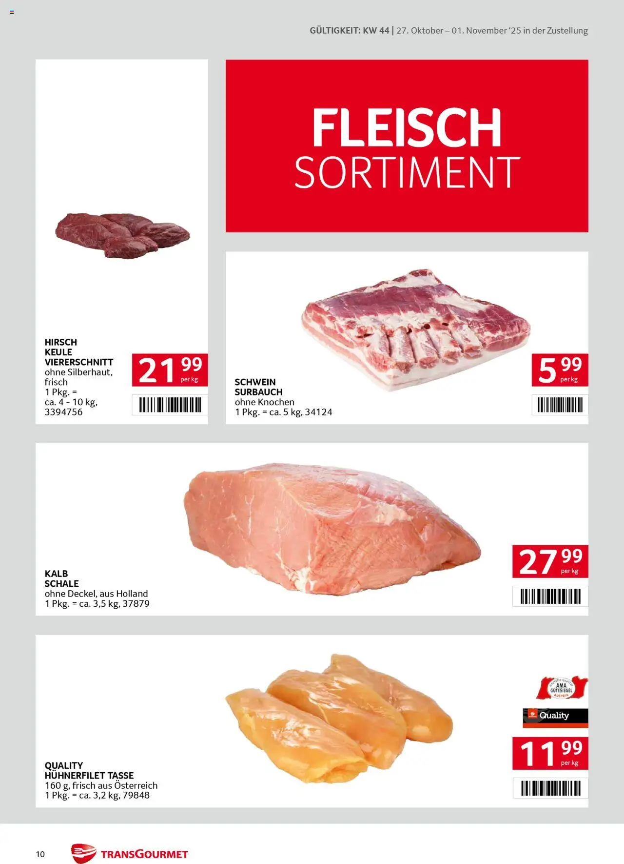 Transgourmet  Zustellaktion gültig ab 27.10.2025 | Seite: 10