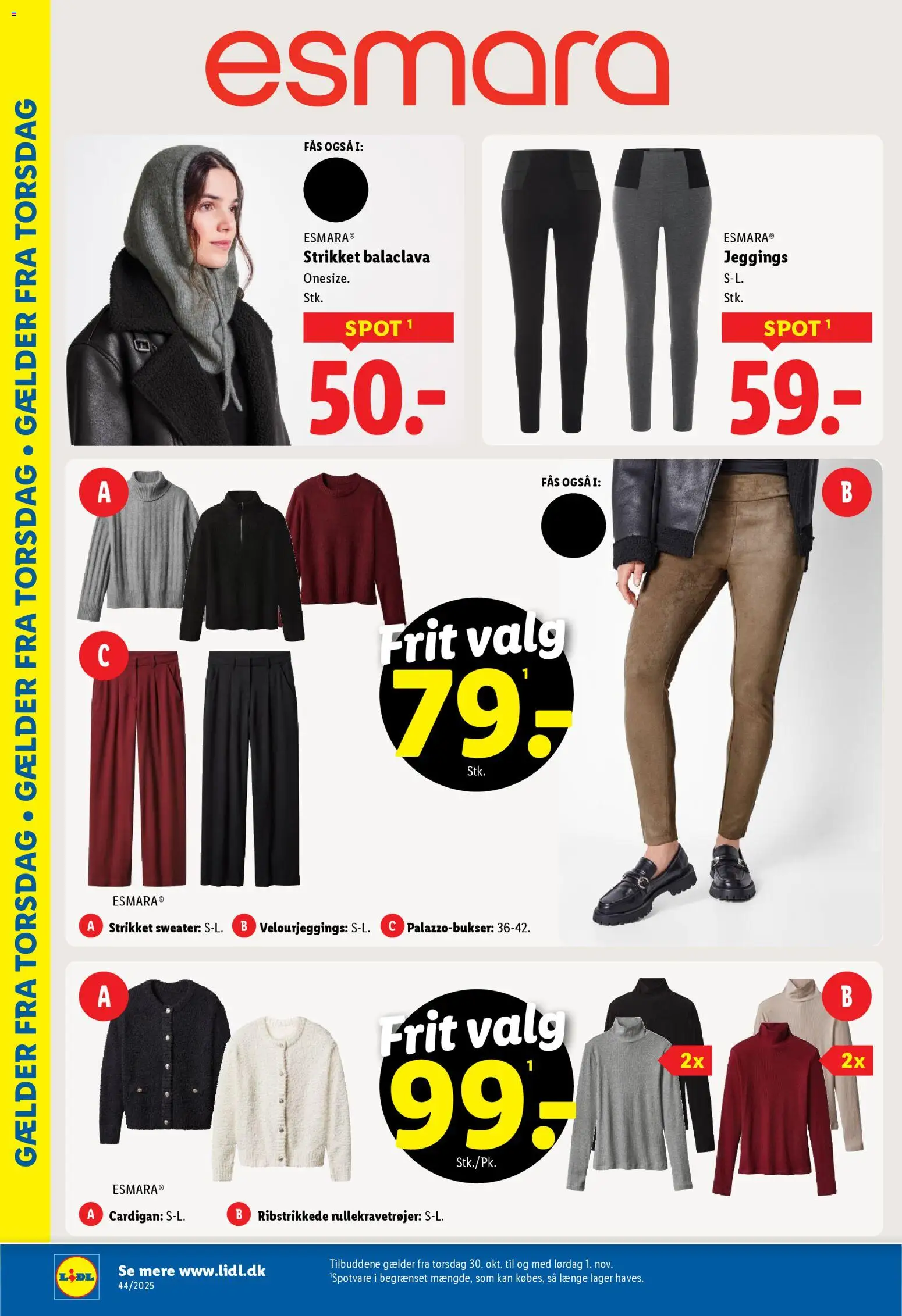 Lidl tilbudsavis – gyldig fra 26.10.2025 | Side: 26 | Produkter: Sweater, Cardigan, Søm
