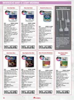 Uni Hobby katalog - Barvy 2025 od 23.05.2025 | Strana: 16 | Produkty: Finish, Zábradlí, Barvy, Štětec