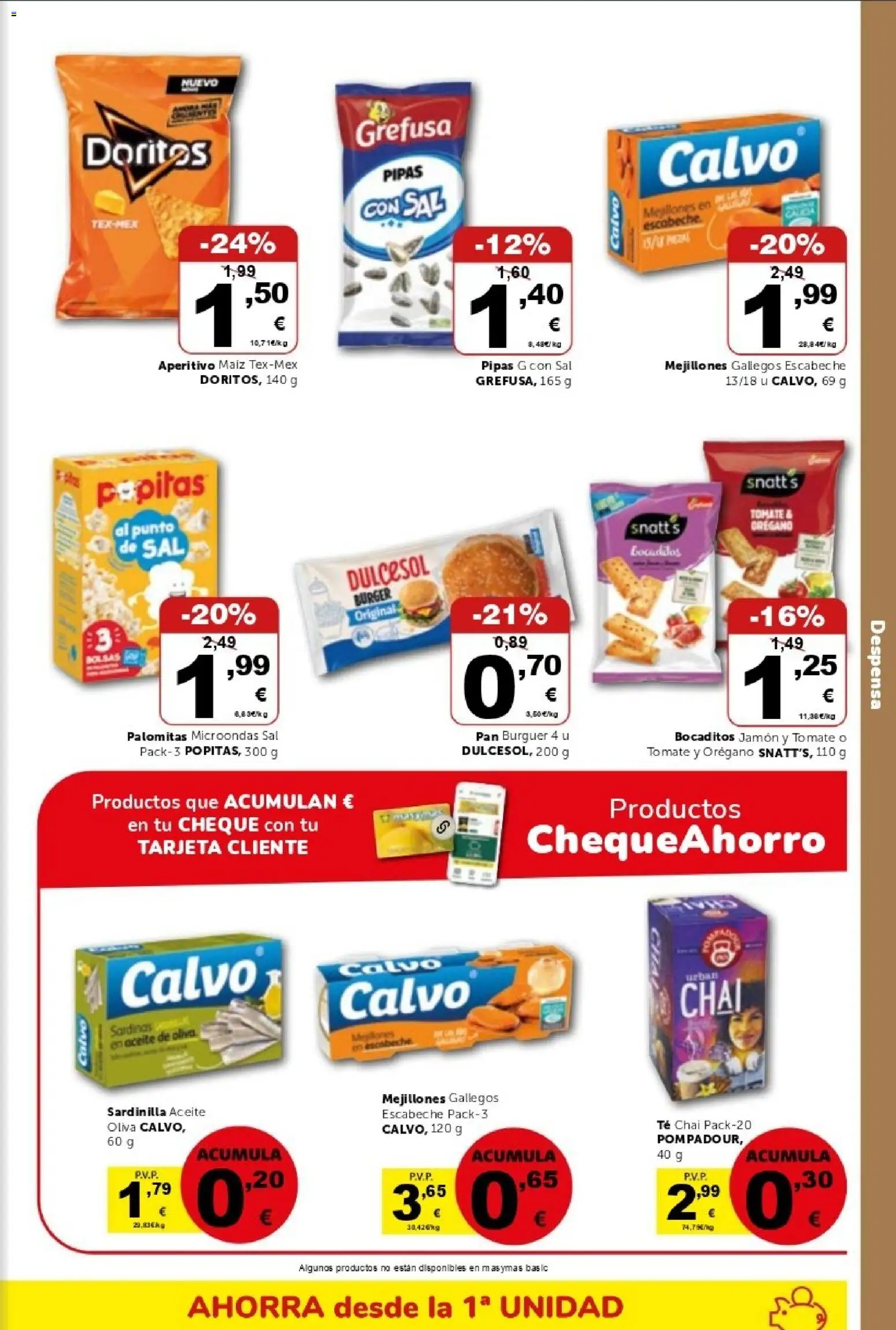 Masymas folleto │ válido desde el 24.04.2026 | Página: 13 | Productos: Aceite, Pan, Té, Aceite de oliva