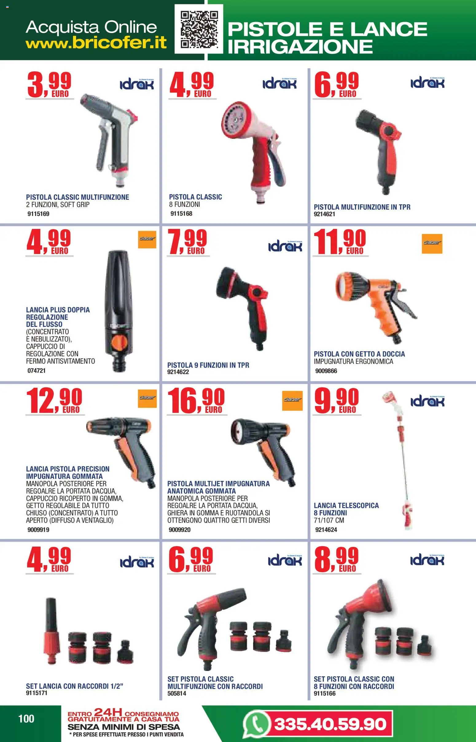 Volantino Bricofer del 14.04.2026 | Pagina: 100 | Prodotti: Cappuccio, Doccia