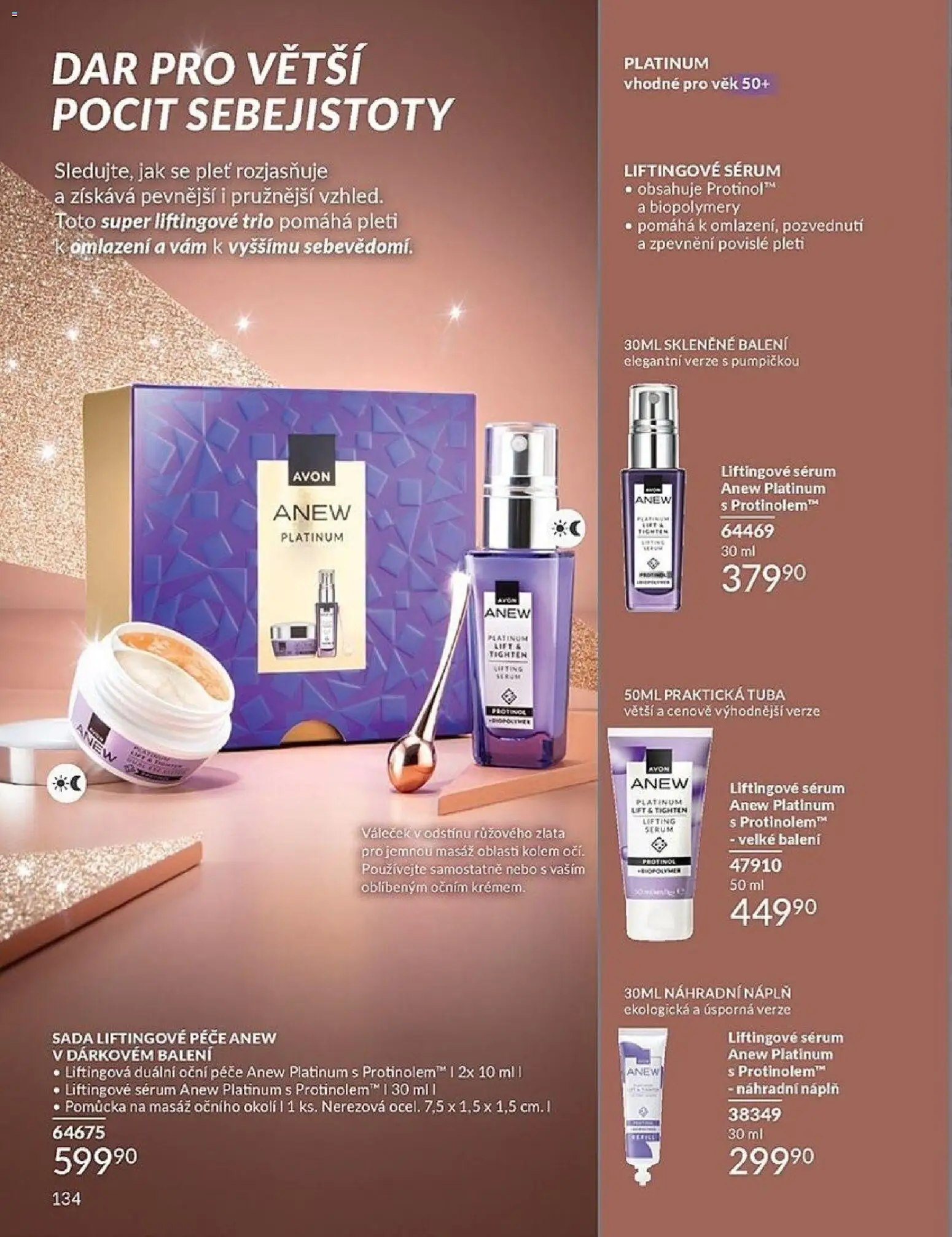 Avon katalog 12/2025 od 01.12.2025 | Strana: 134 | Produkty: Tuba, Sérum, Váleček