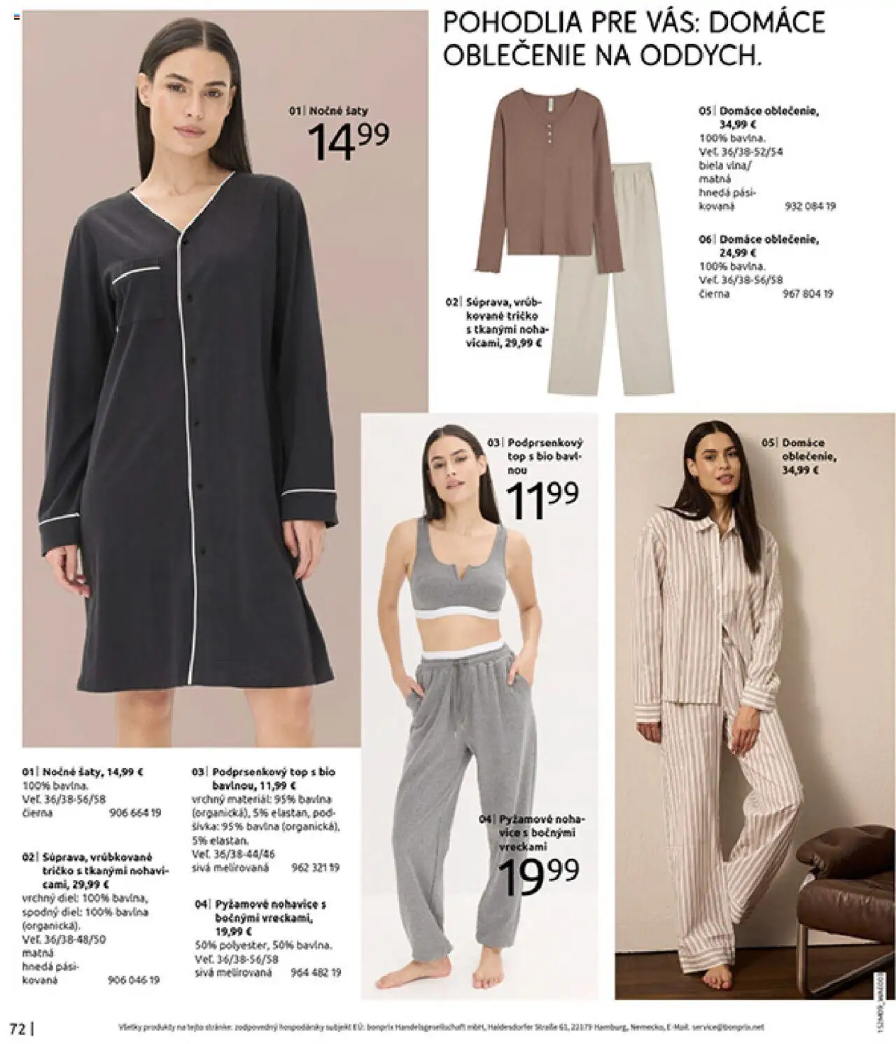 Nové Bonprix akcie – leták je platný od 14.10.2025 | Strana: 74 | Produkty: Tričko, Nohavice