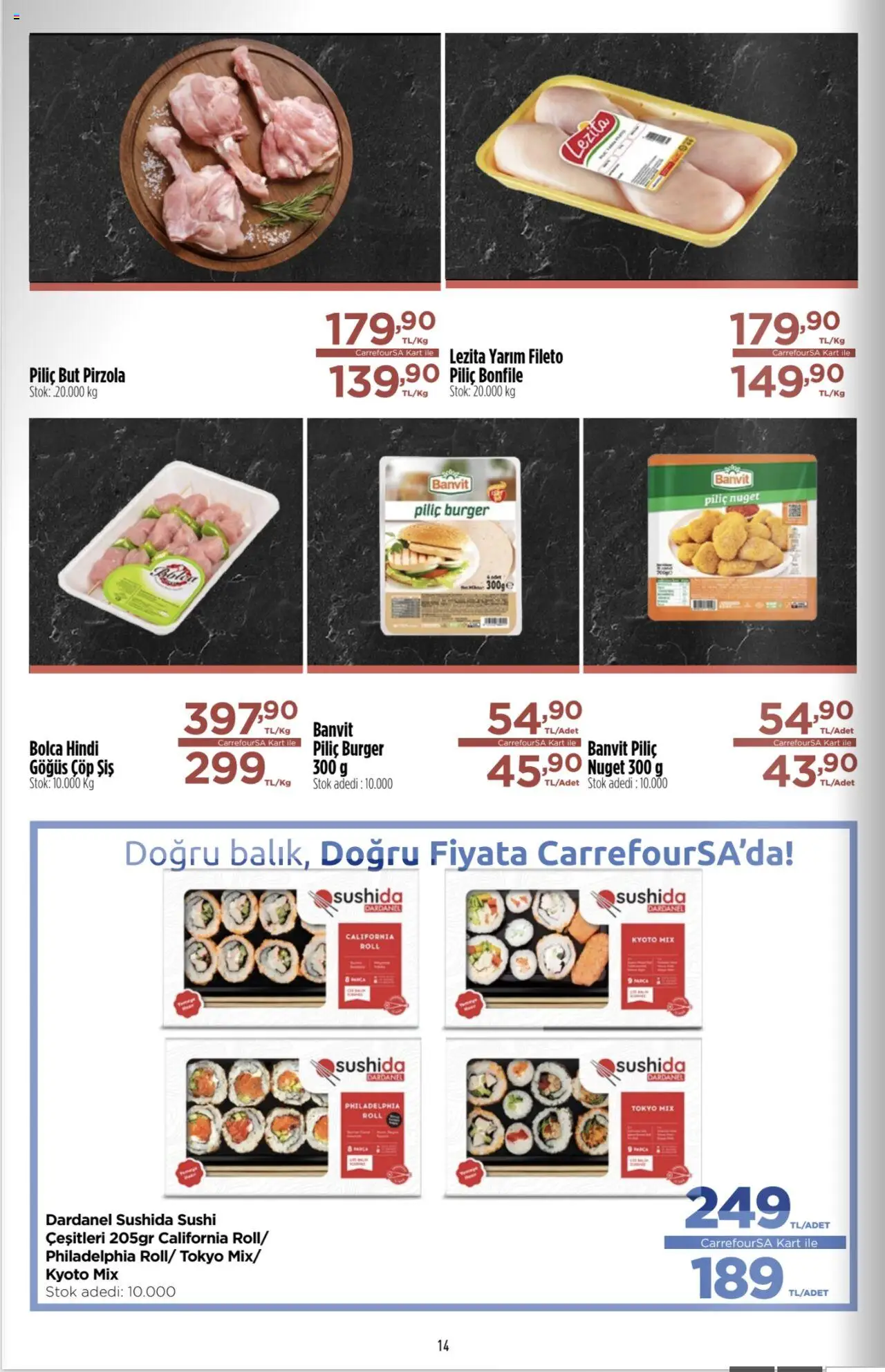 CarrefourSA Katalog - 26.06.2025 tarihinden itibaren geçerlidir | Sayfa: 14 | Ürünler: Piliç, Piliç bonfile, Pirzola