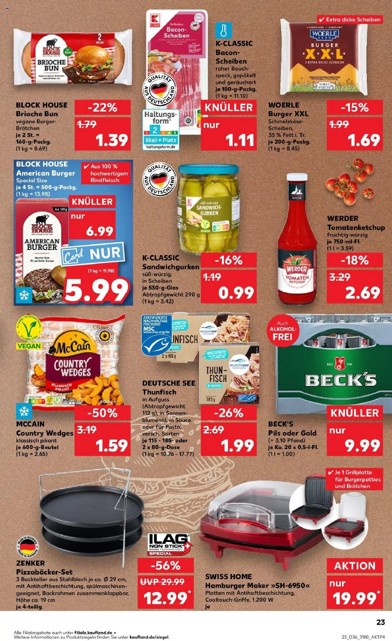 Kaufland prospekt Dallgow-Döberitz	 – gültig ab 07.09.2025 | Seite: 23 | Produkte: Thunfisch, Tomaten, McCain, Ketchup