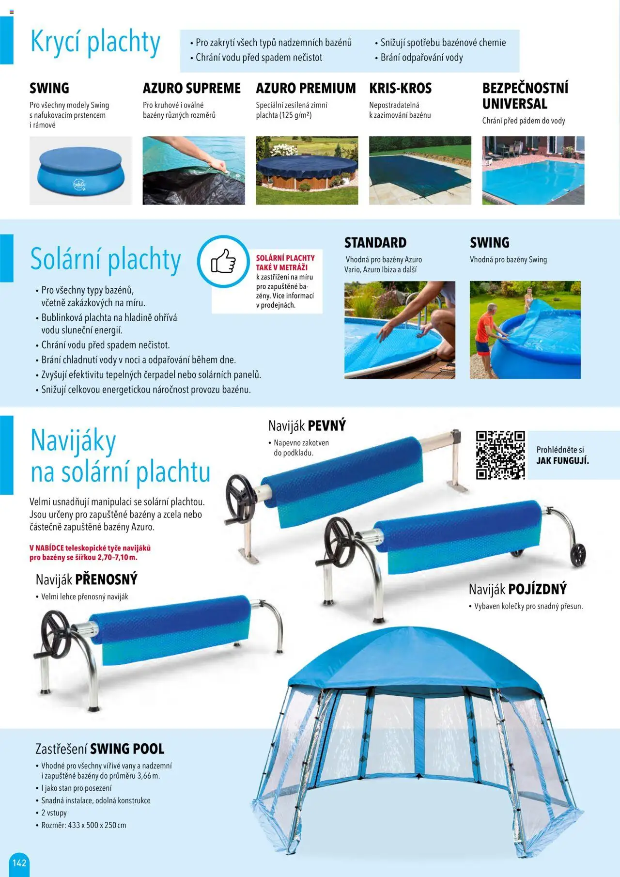 Mountfield katalog 2025 od 16.04.2025 | Strana: 142 | Produkty: Bazény, Naviják, Modely, Plachta