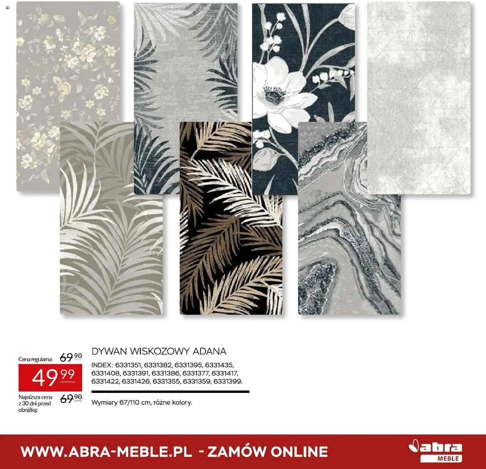 Abra meble Gazetka od 20.11.2025 | Strona: 3 | Produkty: Dywan