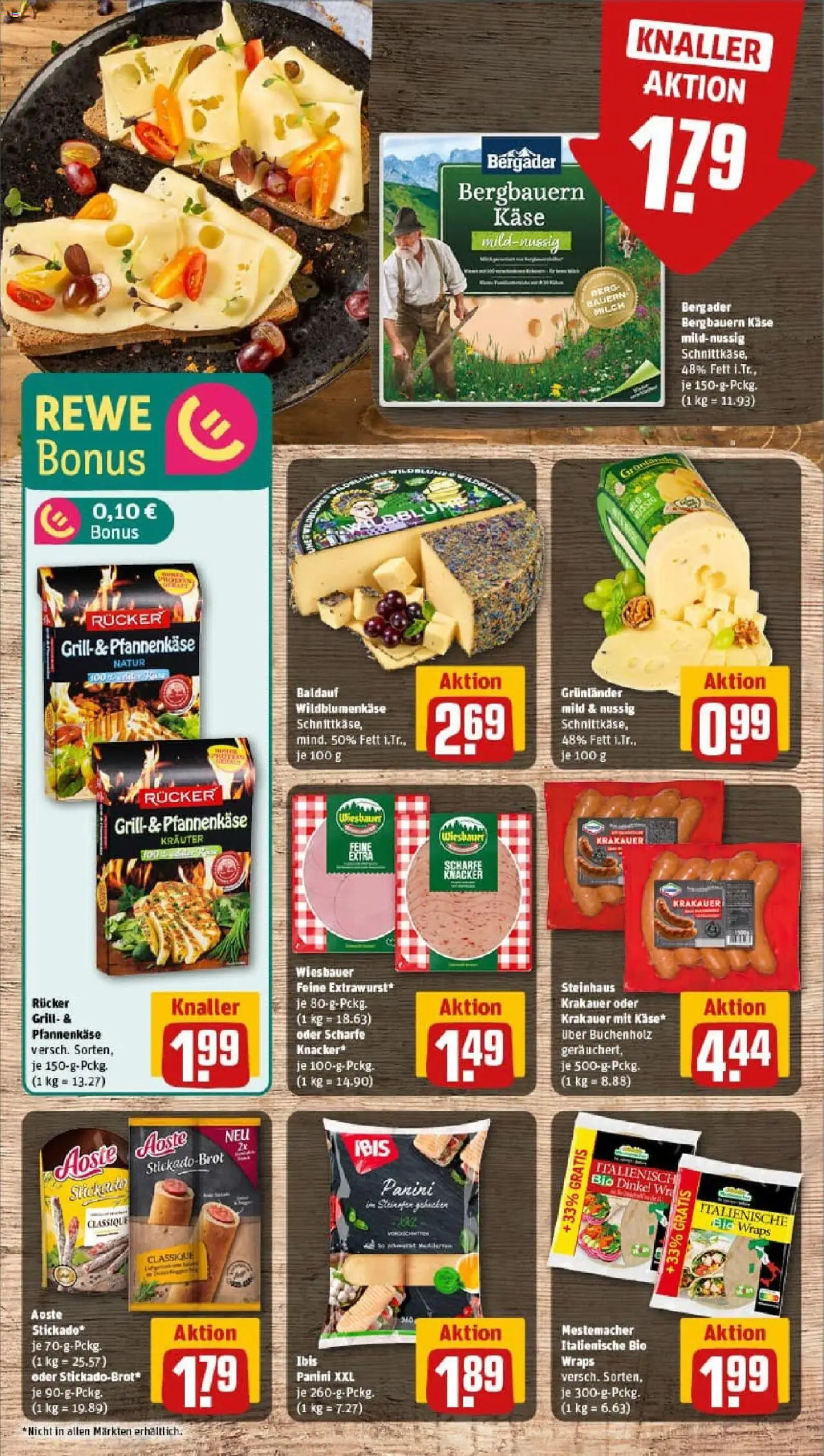 Rewe prospekt Hannover	 - gültig ab dem 06.07.2025 | Seite: 9 | Produkte: Grill, Milch, Käse, Grunlander