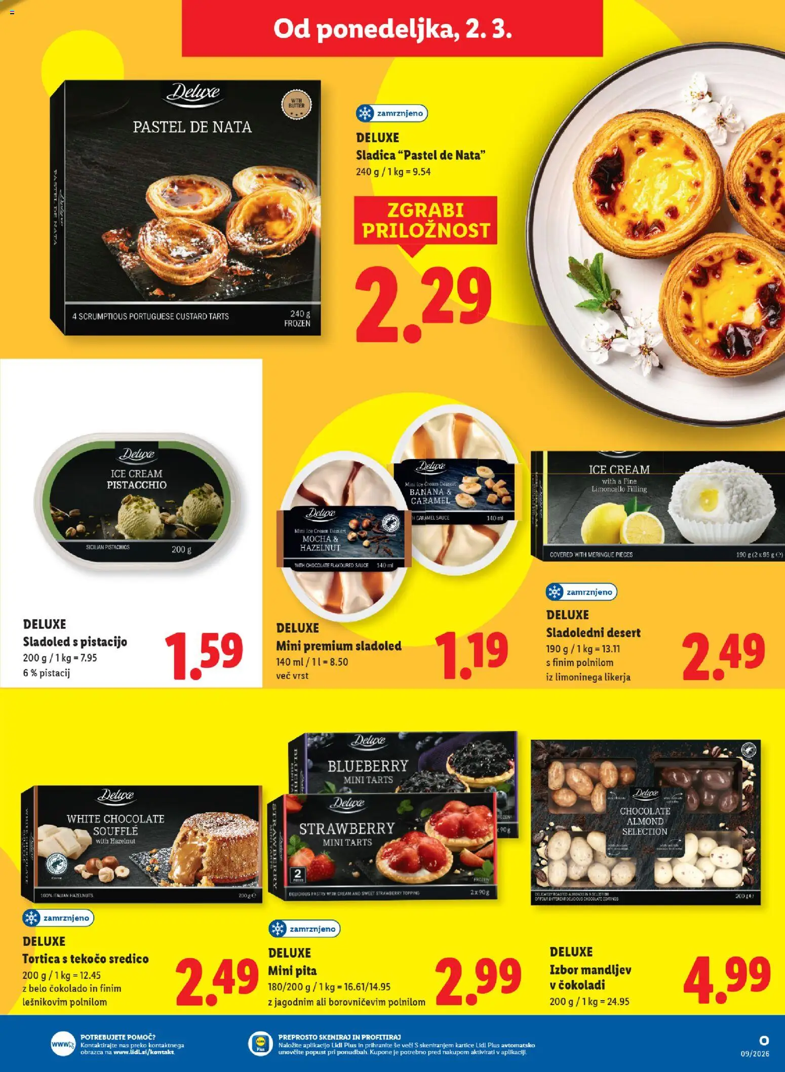 Novi Lidl katalog ponudbe – veljaven od 26.02.2026 | Stran: 49 | Izdelki: Pita, Sladoled