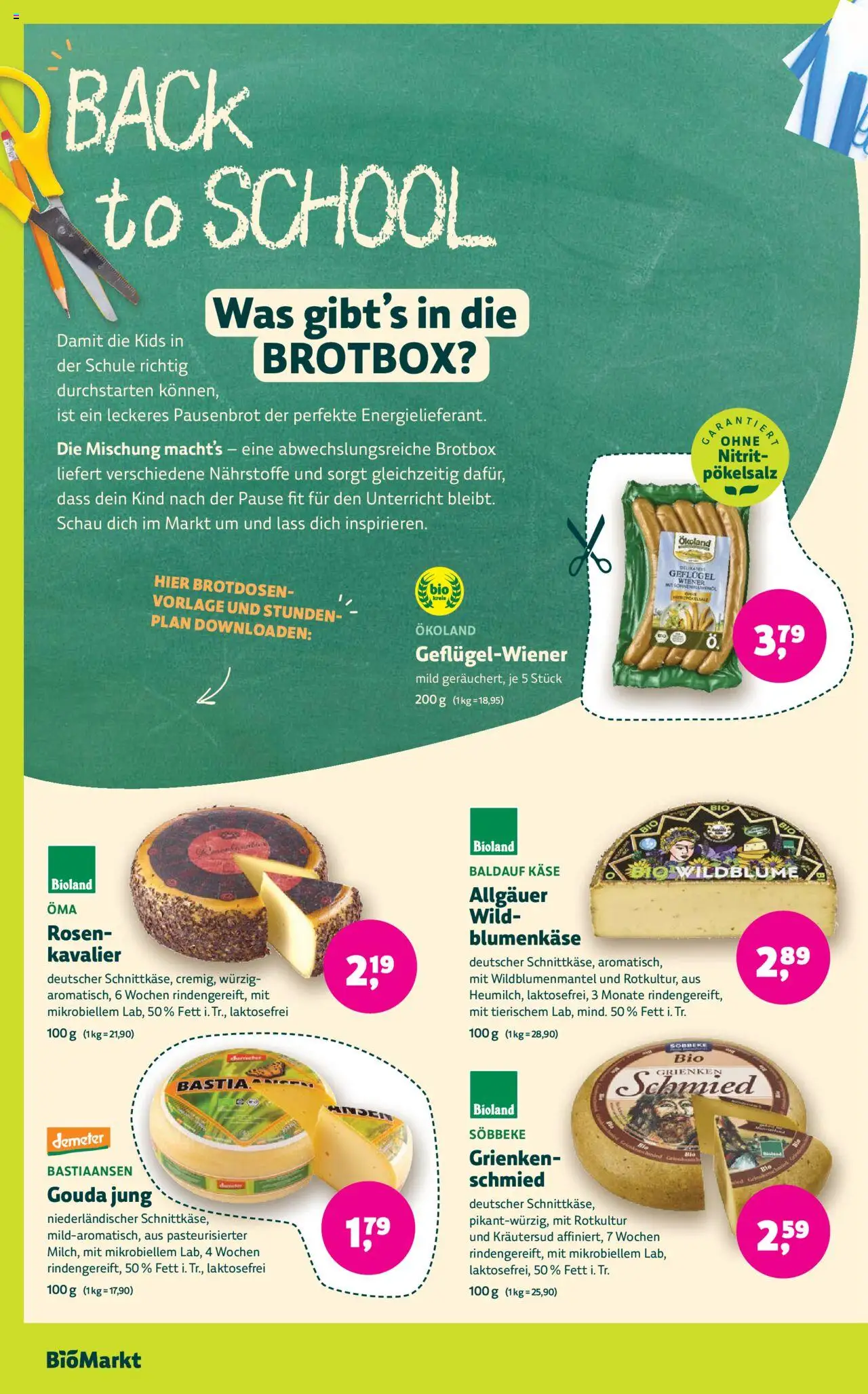 BioMarkt Prospekt - gültig ab dem 30.07.2025 | Seite: 4 | Produkte: Käse, Sonnenblumenol, Gouda