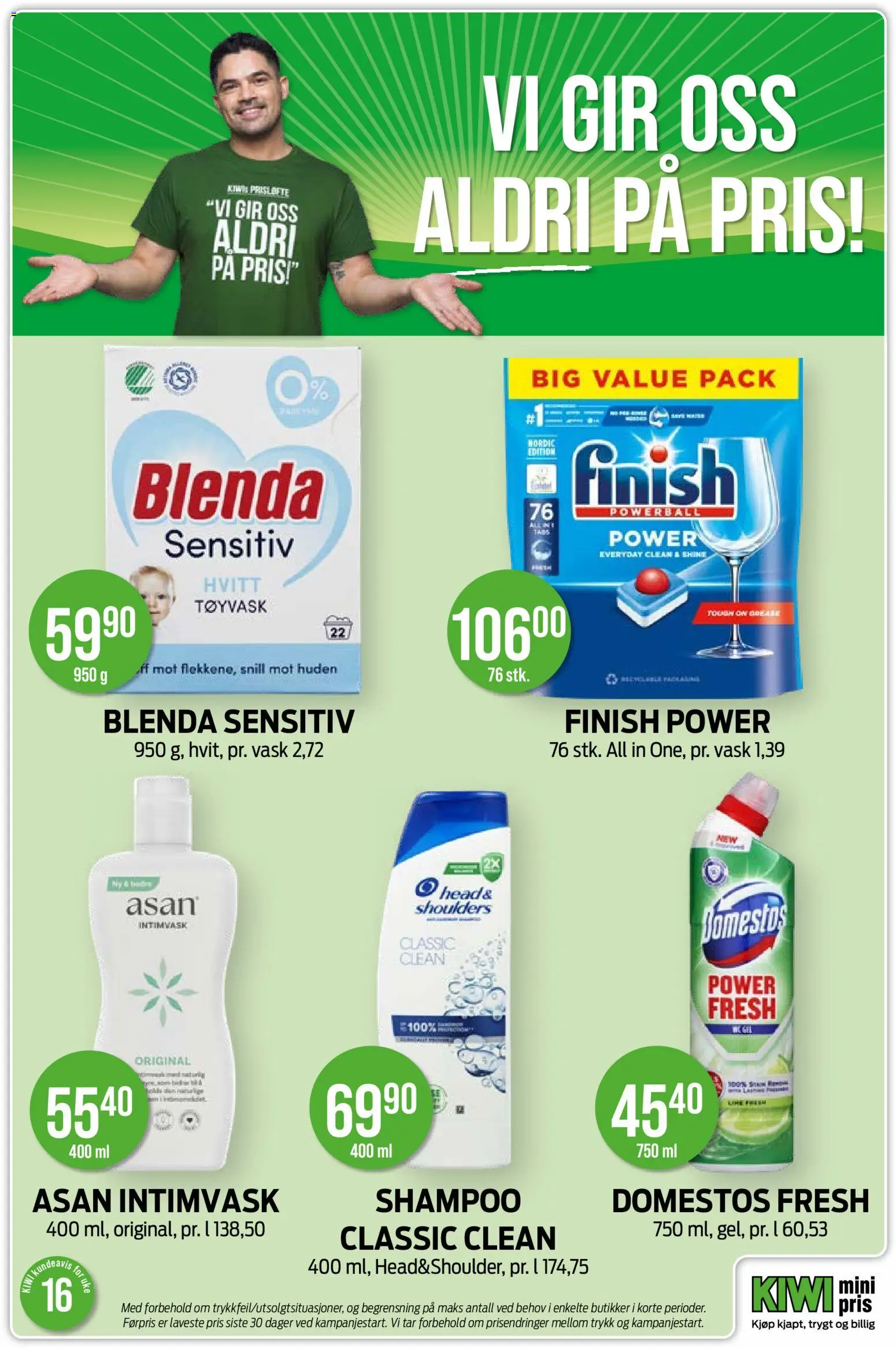 {H1} | Side: 18 | Produkter: Intimvask, Kiwi, Vask, Shampoo