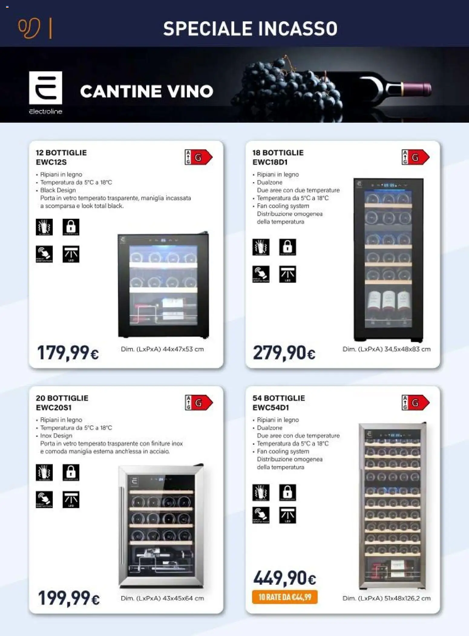 Volantino Unieuro del 27.10.2025 | Pagina: 20 | Prodotti: Vino, Fan