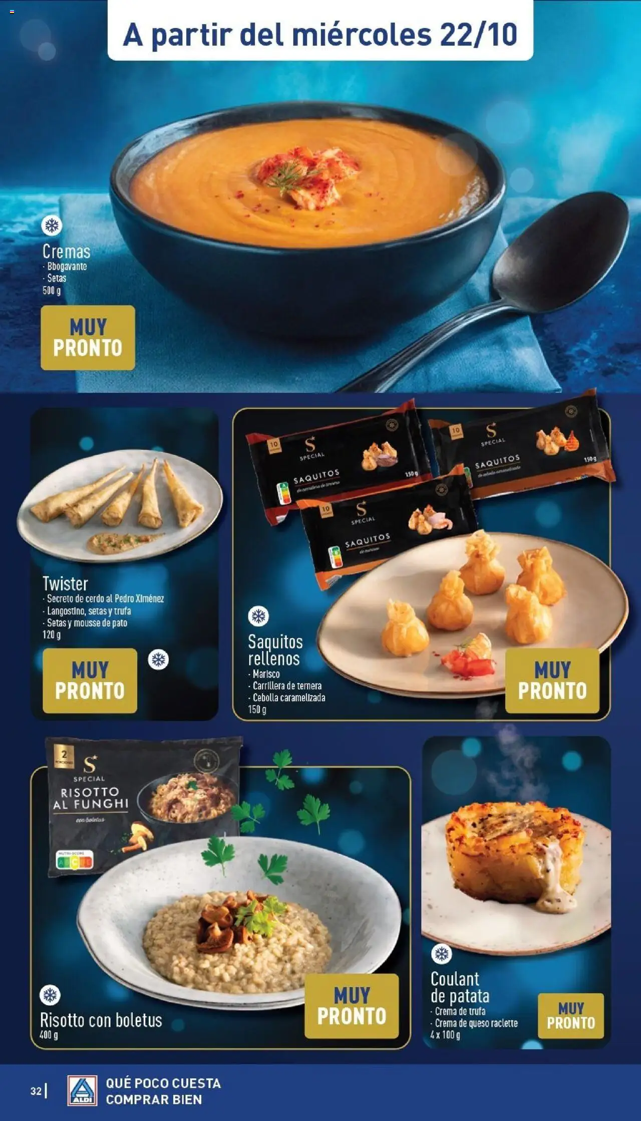 Aldi folleto Península │ válido desde el 06.10.2025 | Página: 32 | Productos: Mousse, Queso, Λάστιχο με πιεστικό, Crema