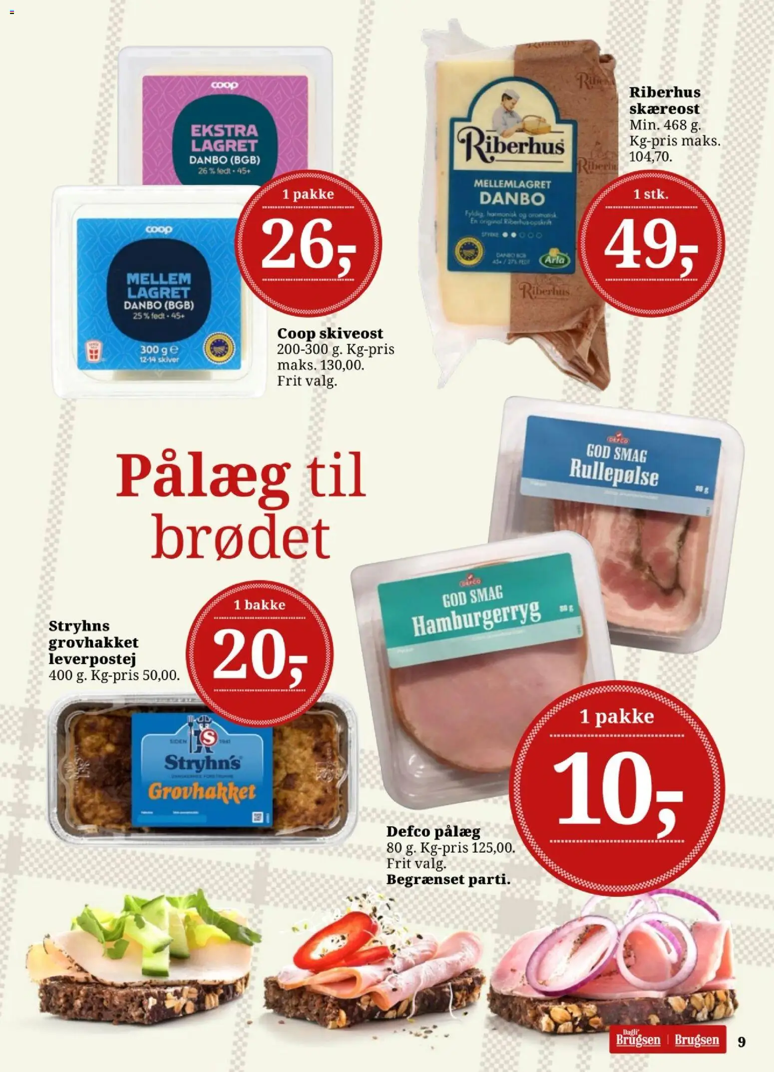 Dagli'Brugsen tilbudsavis – gyldig fra 10.04.2026 | Side: 11 | Produkter: Pålæg, Rullepølse, Leverpostej, Hamburgerryg