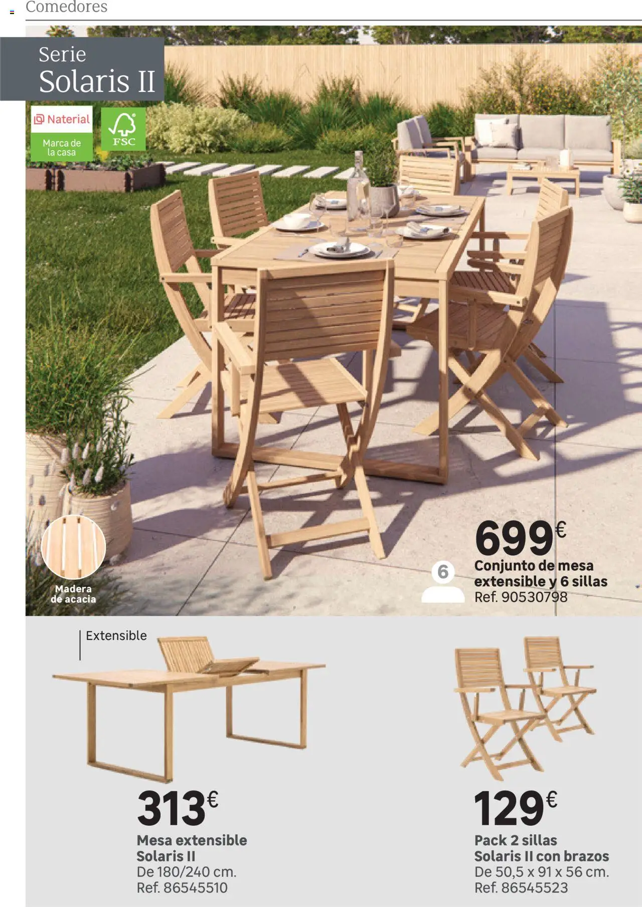 Leroy Merlin catálogo │ válido desde el 25.03.2025 | Página: 61 | Productos: Mesa extensible, Mesa