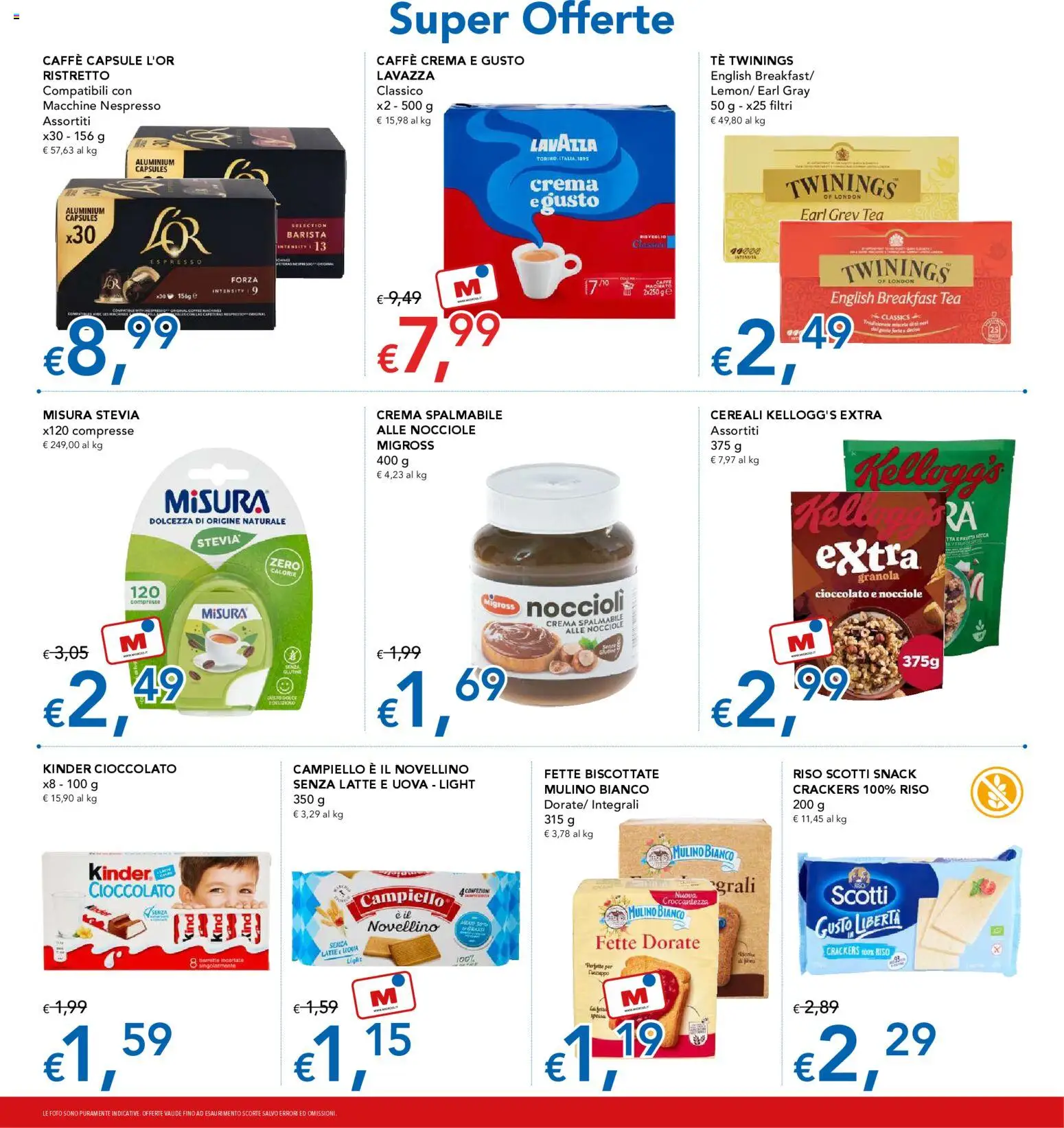 Volantino Migross del 15.01.2026 | Pagina: 7 | Prodotti: Stevia, Cioccolato, Tè, Fette biscottate