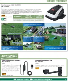 Gamm vert - Prévisualisation de Gamm vert catalogue valide à partir de 24.02.2026 | Page: 17 | Produits: Câble, Support mural, Navigation, Tondeuse