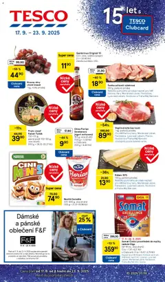 Náhled letáku Tesco leták - Hypermarket od 17.09.2025
