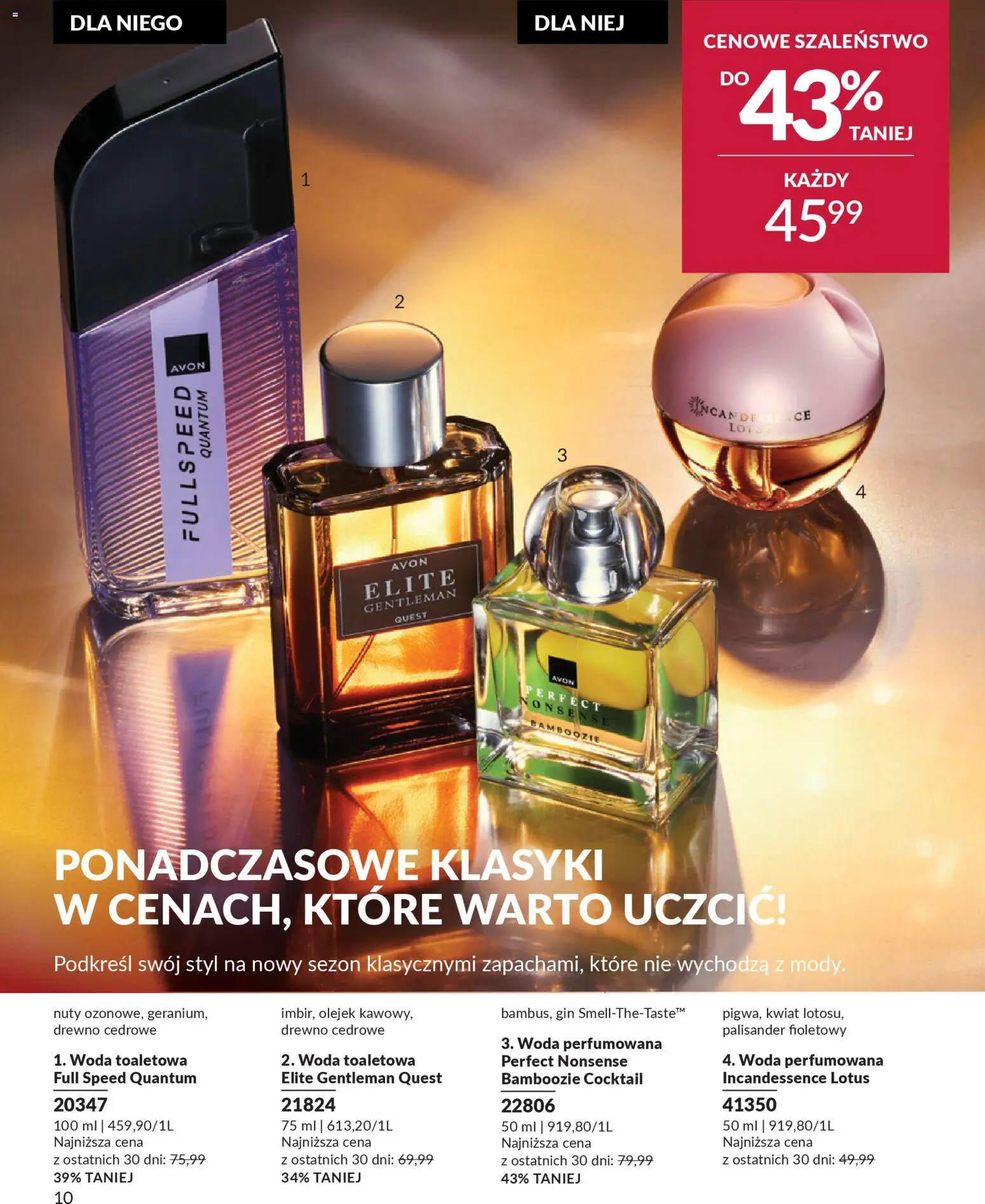 Avon Katalog 1 2026 od 01.01.2026 | Strona: 9 | Produkty: Woda toaletowa, Gin, Woda