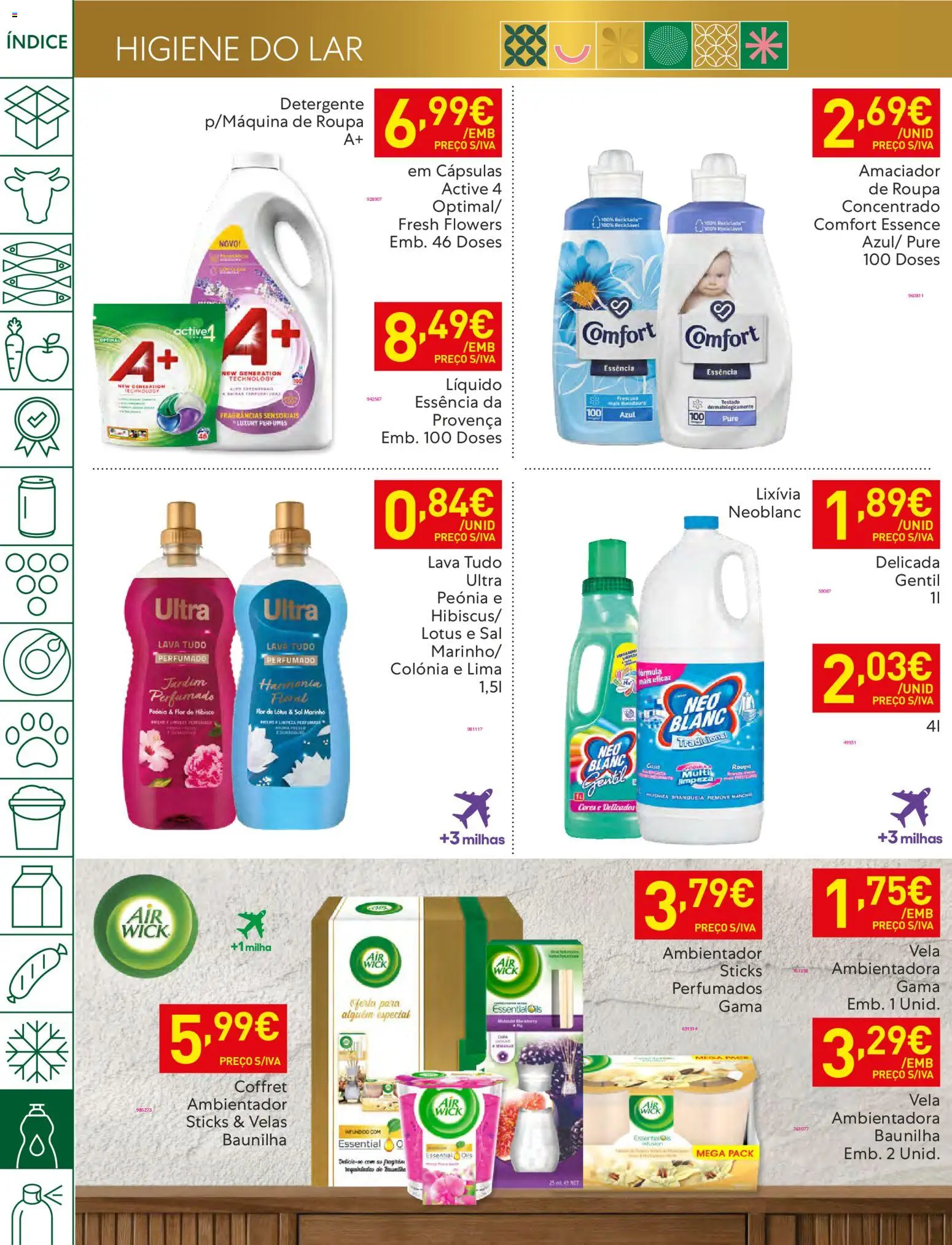 Recheio folheto │ válido de 23.12.2025 | Página: 48 | Produtos: Perfumes, Detergente, Sal, Velas