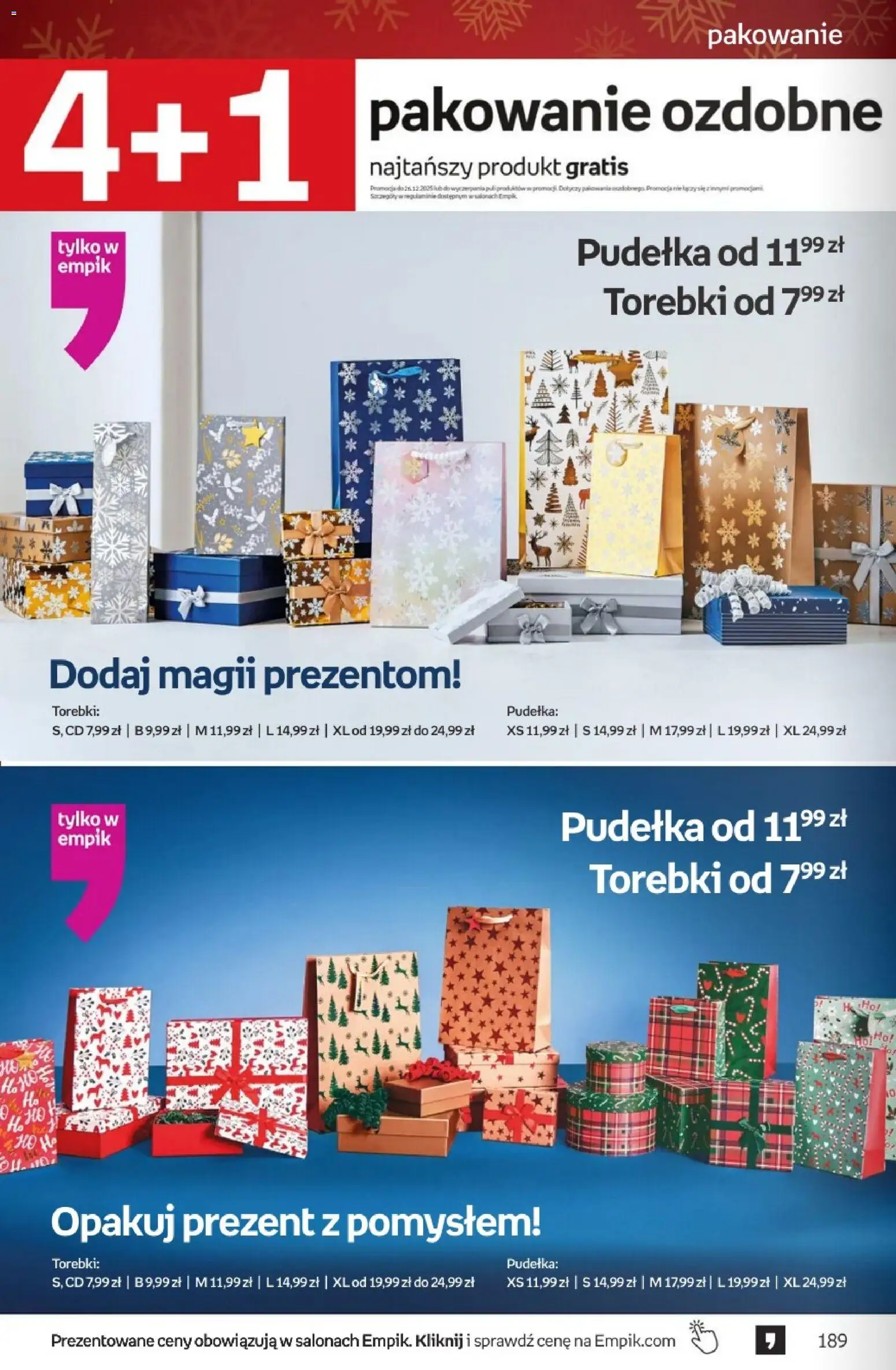 Empik promocje - Tom kultury Zabawki od 26.11.2025 | Strona: 66 | Produkty: Torebki