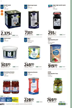 18.03.2026 tarihinden itibaren geçerli olan Metro kataloğu önizlemesi | Sayfa: 23 | Ürünler: Domates, Zeytin