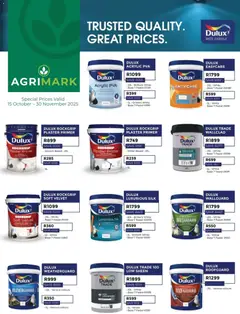 Agrimark specials catalogue – valid from 15.10.2025